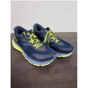 Hoka One One Stinson ATR 6 Blue Trail Running Shoes Mens Sz 11.5